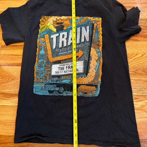 Train Band T-shirt Mens Large Unisex Alt Rock Music Concert Casual Grunge Y2K. - Picture 4 of 5